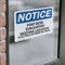 Signmission Front Desk Evacuation Meeting Location Flag, 5 in W x Rectangle, Vinyl Decal OS-2PACK-NS-D-35-L-12926 - alternate 3